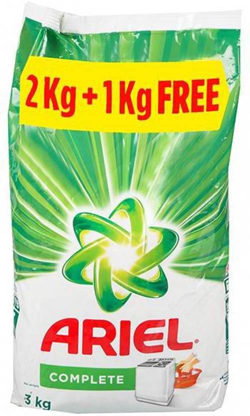 Ariel COMPLETE Detergent Powder 3 kg Price in India Buy Ariel