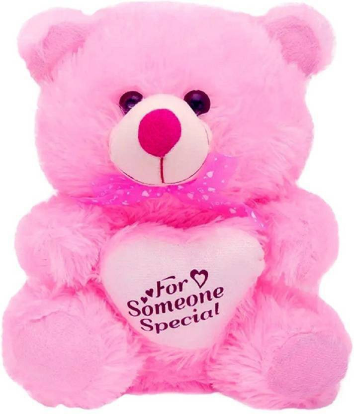 Giftee Giftee Stuff Bear W/Heart (Someone Special ) Sitting -  - 30.8 cm(Pink) - Flipkart Deal
