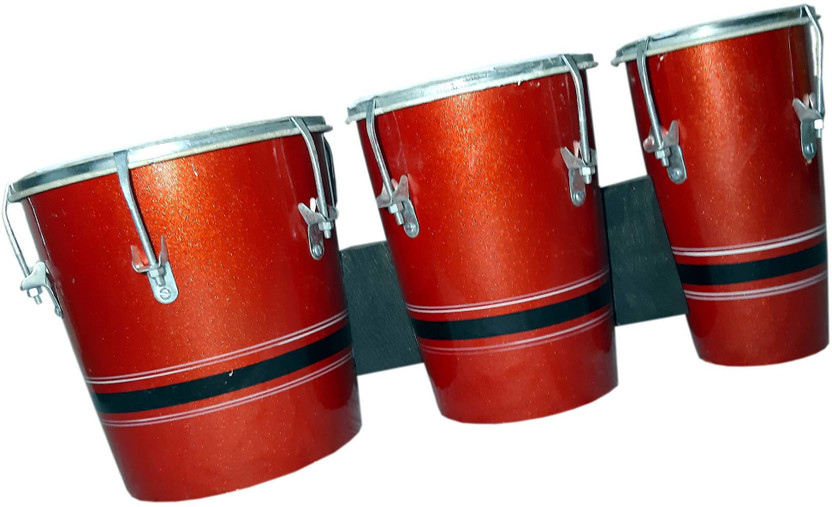 GT manufacturers Three Set Bongo 9,7,5 inch head size Wooden Bongo(20 cm, 16 cm, 12 cm)