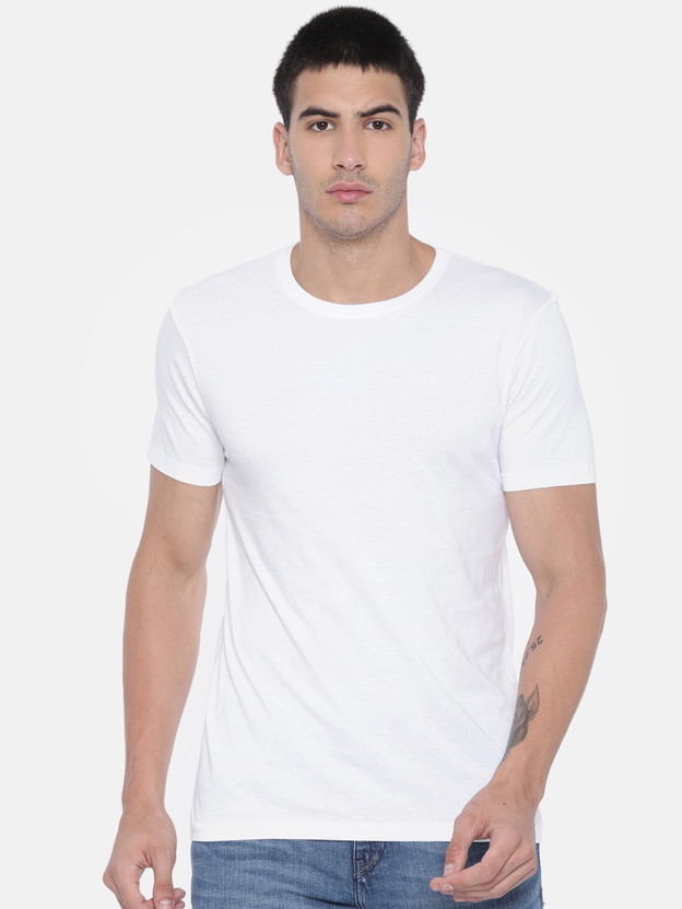 Plain white t shirt h clearance