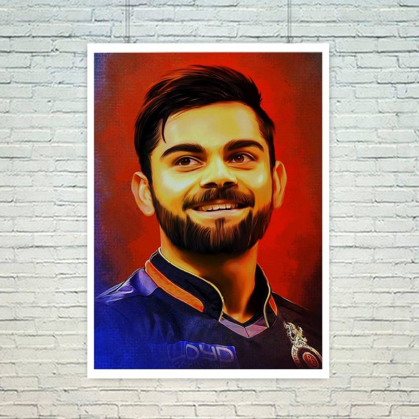 Virat Kohli - Cricketer Poster|Virat Kohli Indian Cricket Poster .Wall ...