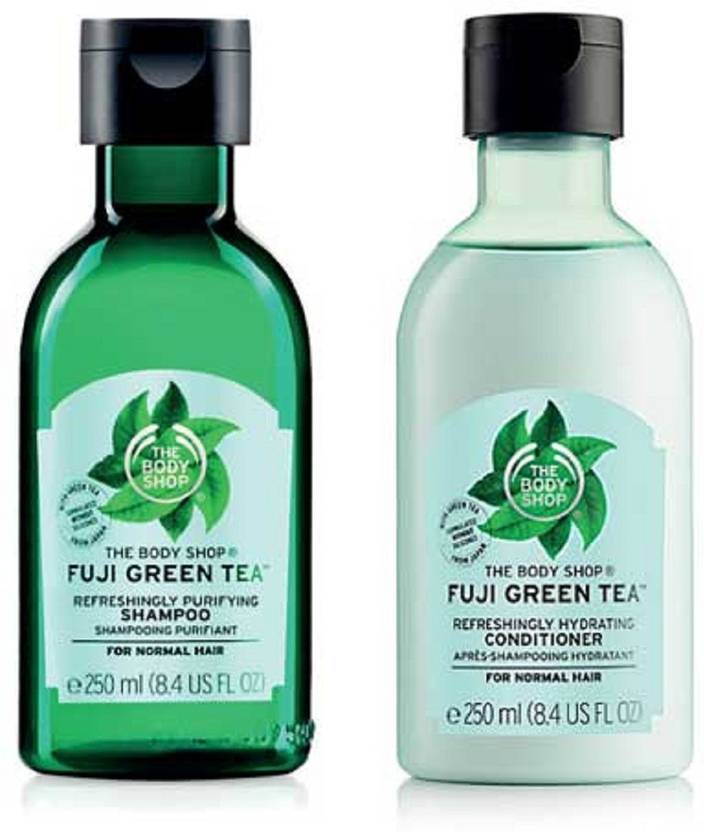 THE BODY SHOP Fuji Green Tea™ Refreshingly Purifying Shampoo andHydrating Conditioner Price in