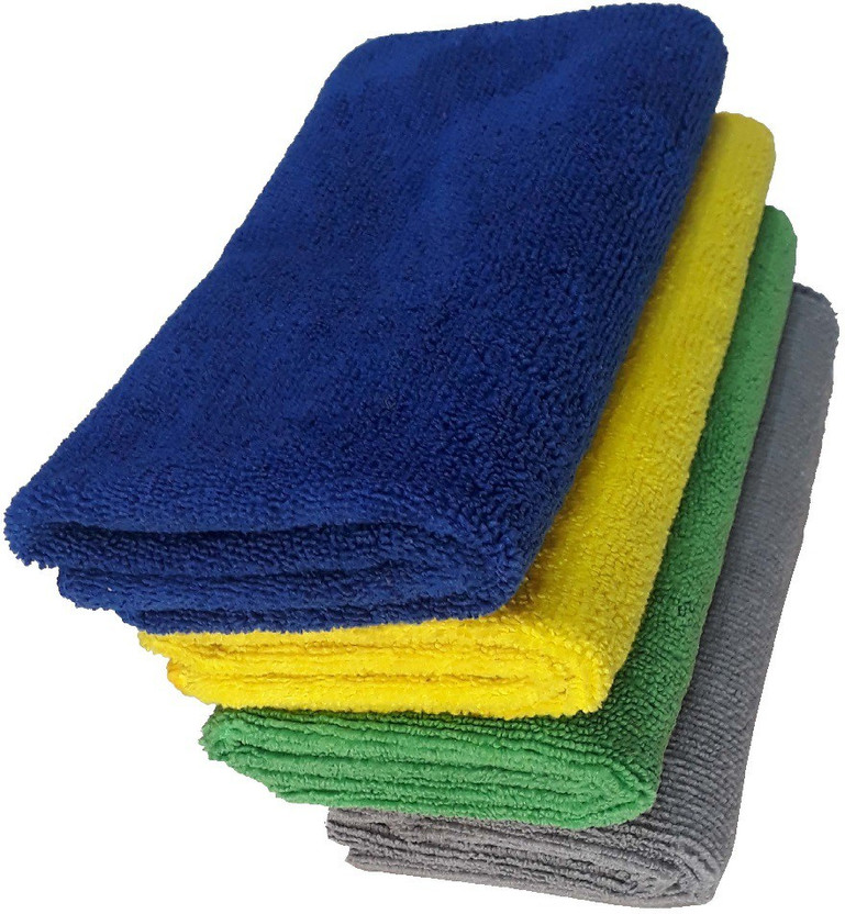 Sheenuu Microfiber Vehicle Washing  Cloth(Pack Of 4, 270 GSM)