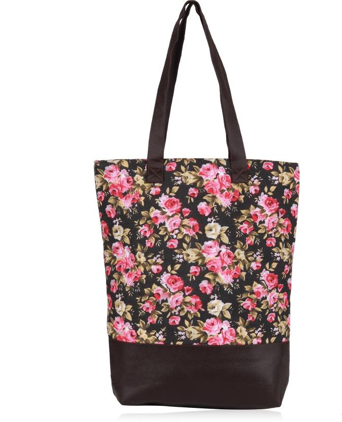 Flipkart.com | The Kala Shop PINK FLOWER TOTE BAG Shoulder Bag ...