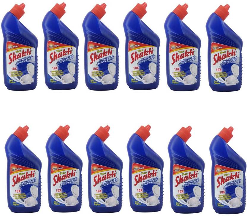 New Shakti Toilet Cleaner, Pack of 12 Original Liquid Toilet Cleaner Price in India Buy New