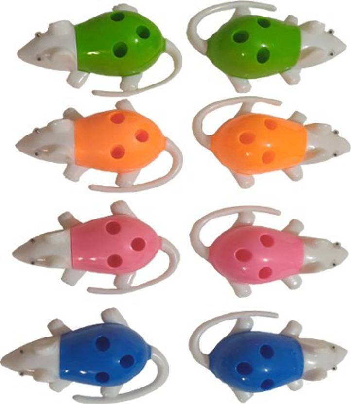 kubergift Rat shape pencil sharpener (Pack of 8) ideal