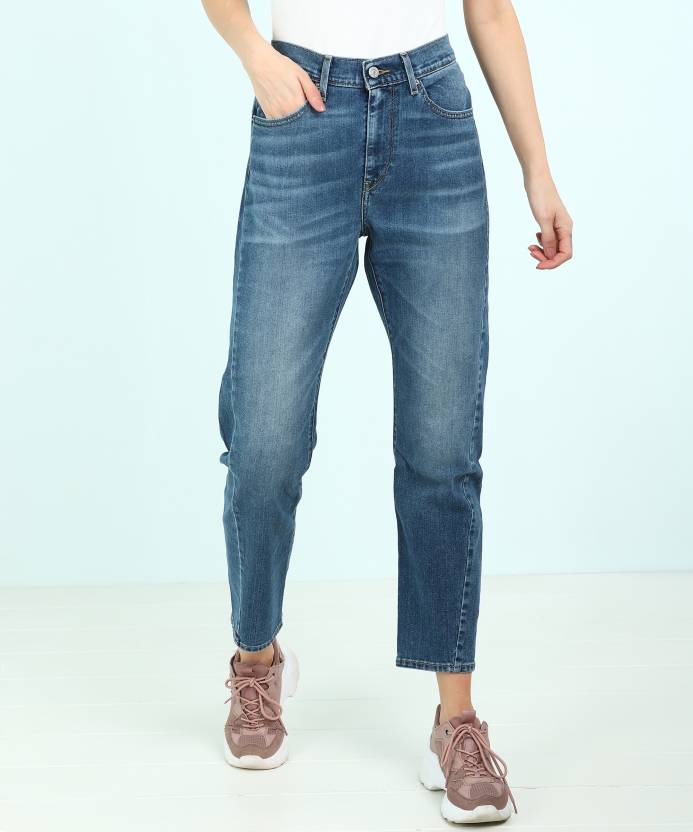 LEVI'S Tapered Fit Women Blue Jeans - Buy LEVI'S Tapered Fit Women Blue  Jeans Online at Best Prices in India 