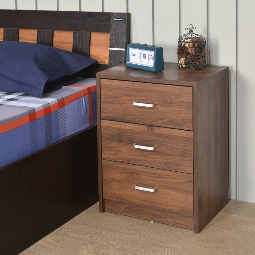 Home by nilkamal Torrie Engineered Wood Bedside Table Price in India