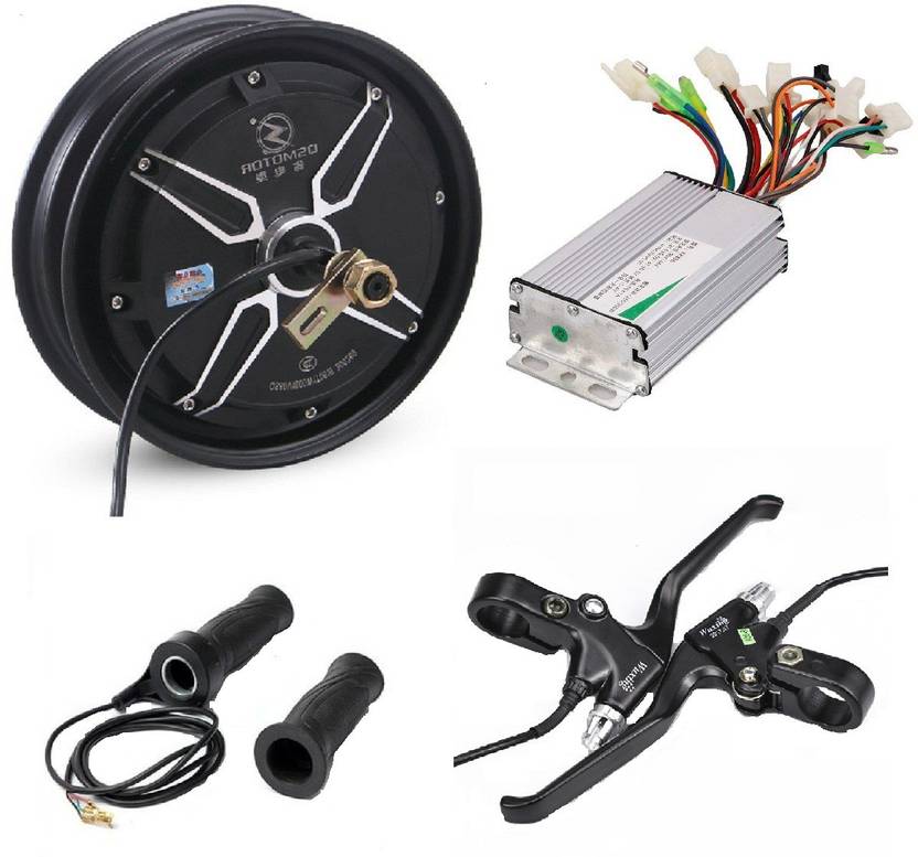 10" BLDC 48V,60V,800W hub Motor kit for Electric scooter Motor Control