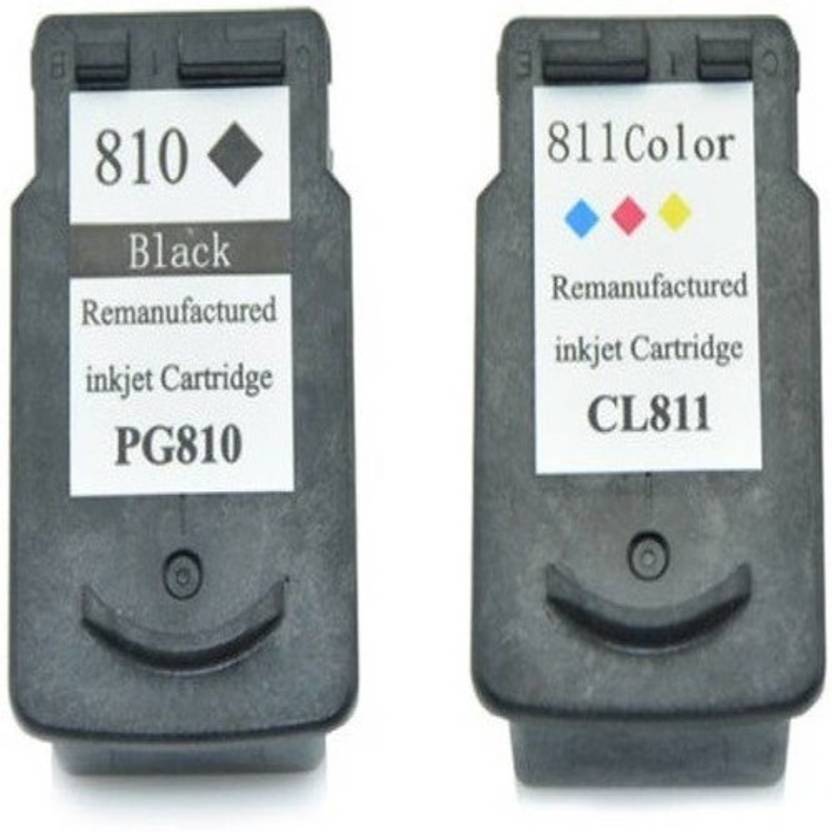 POWER CARTRIDGE 810 Black And 811 Color Ink Cartridge Compatible For