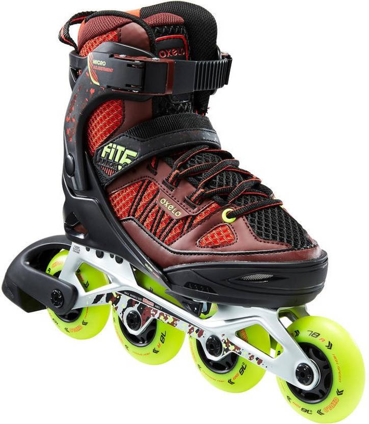 Oxelo by Decathlon KIDS INLINE ROLLER SKATES FIT 5 JR VOLCANIC Inline
