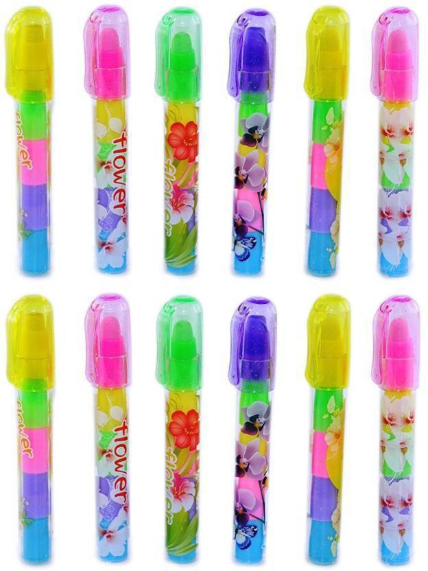 ENERZY fancy erasor set of 12 NonToxic Eraser