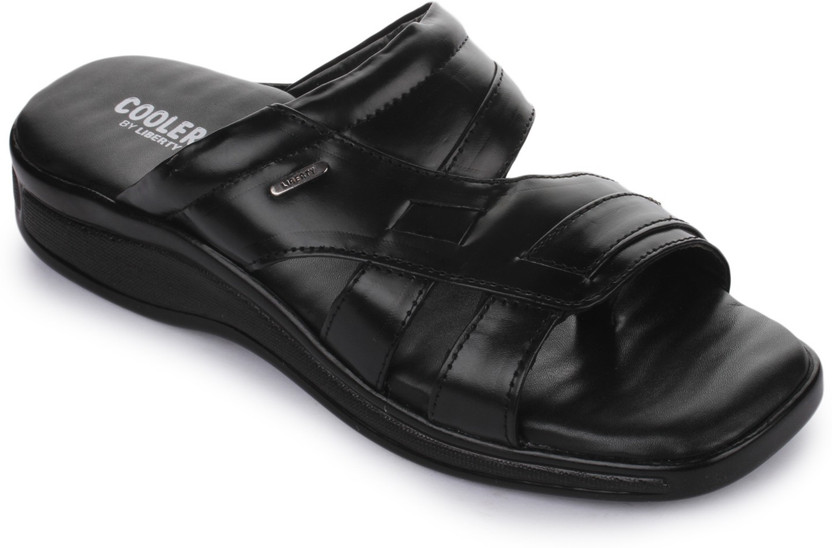 COOLERS BY LIBERTY Men Black Sandals 
