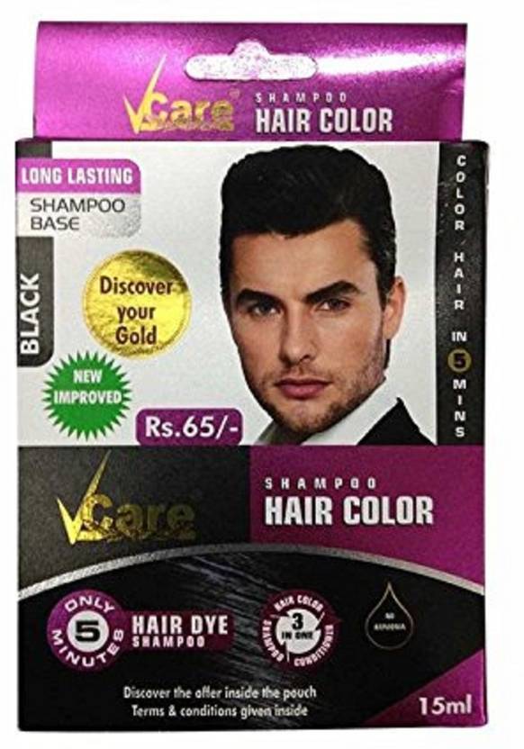 Vcare Hair Color Shampoo , BLACK Price in India, Buy Vcare Hair Color