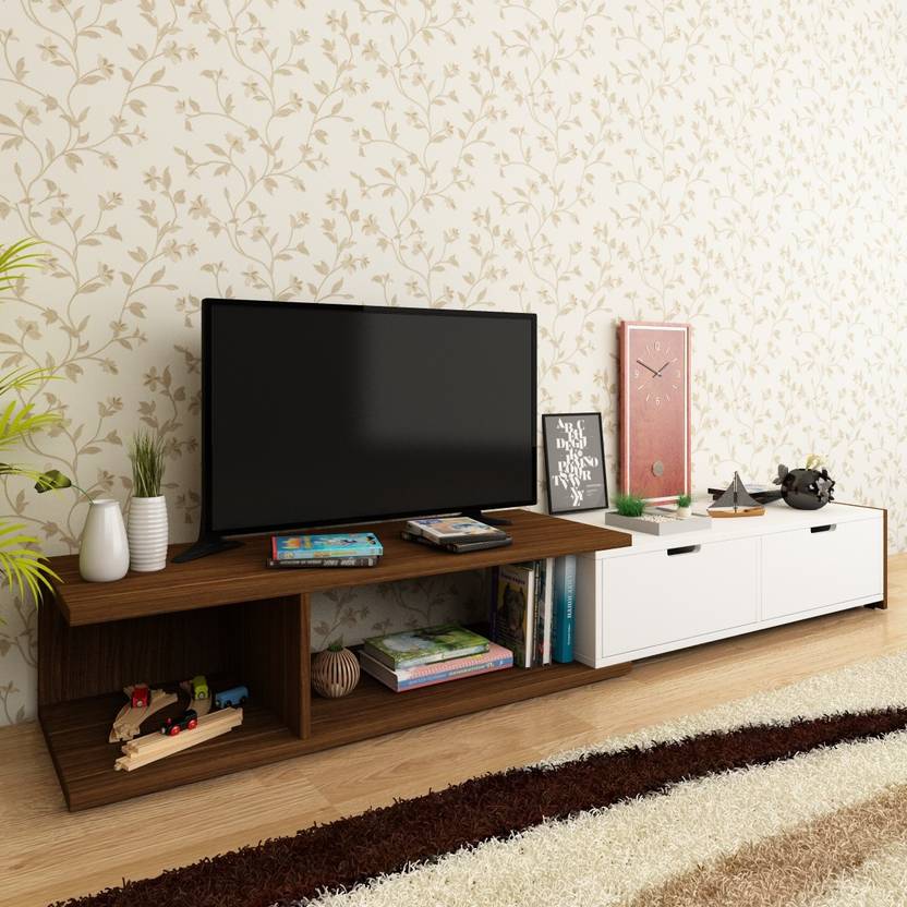 Flipkart Perfect Homes Engineered Wood TV Entertainment Unit Price in
