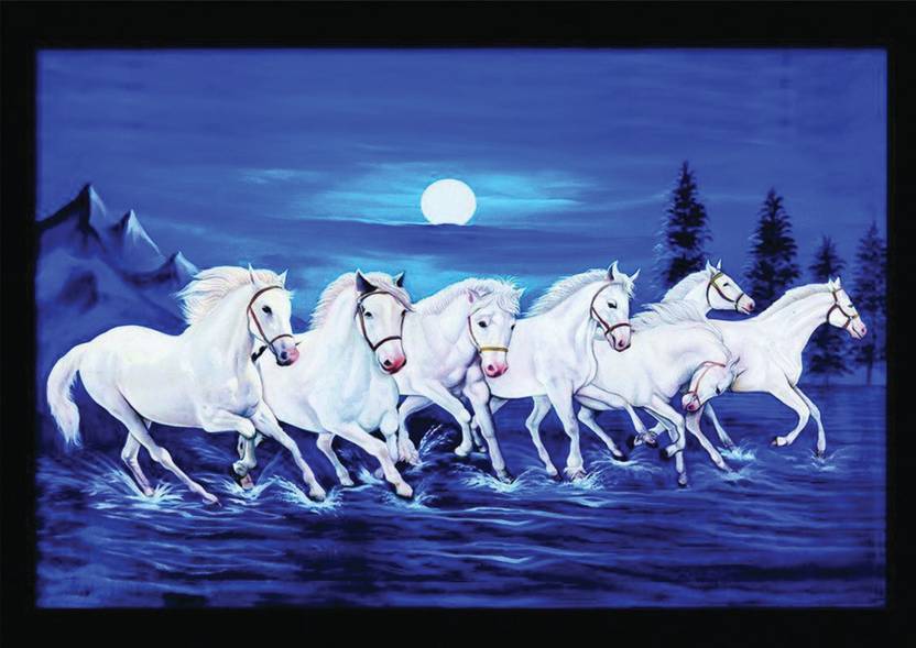 7 Horses Poster With Gum to Stick Seven Running Horse Wallpaper Seven