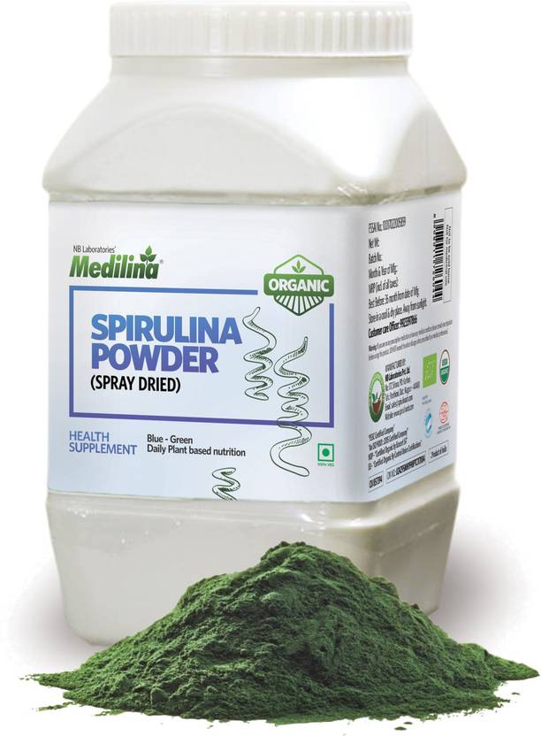 Medilina Organic Spirulina Powder 1 Kg Price in India Buy Medilina