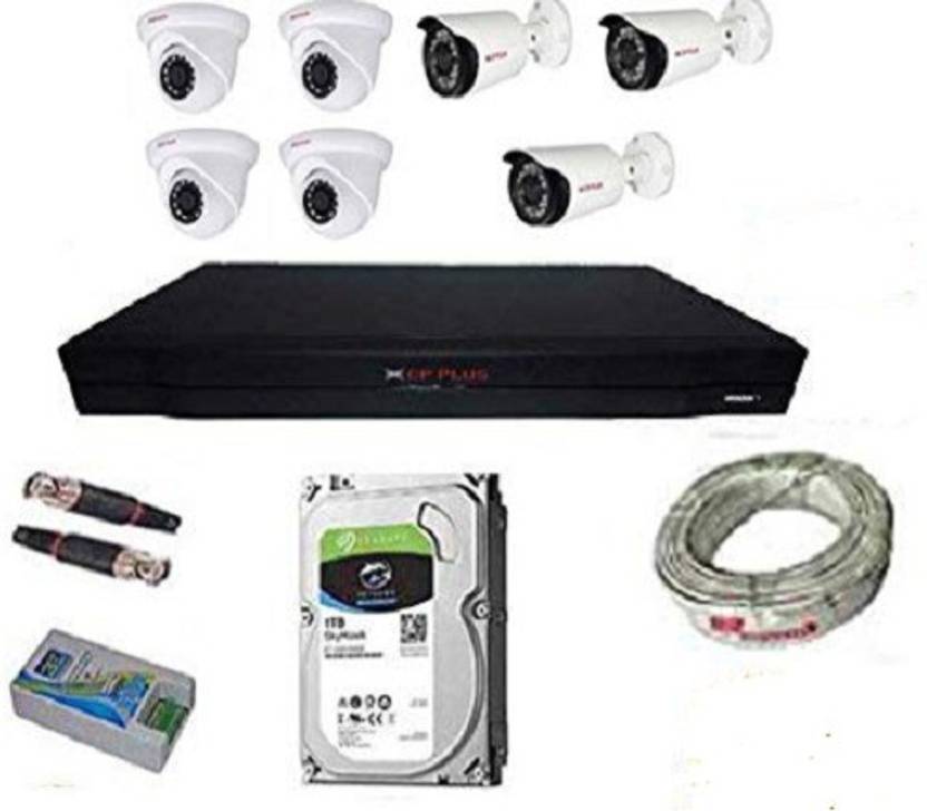 CP PLUS CP Plus Full HD 4MP Cameras Combo KIT 8CH HD DVR Security