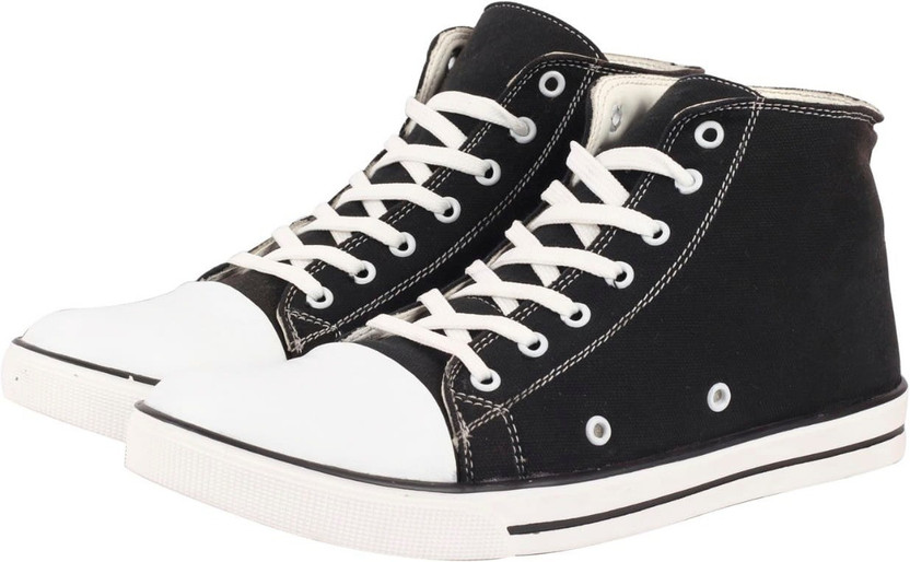 sketch sole unisex Black Canvas Shoes 
