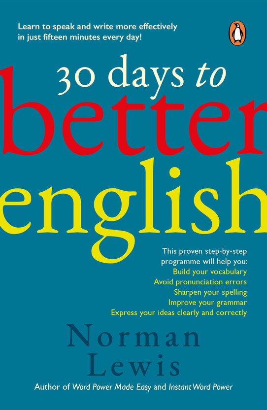30 Days to Better English(English, Paperback, Lewis Norman)