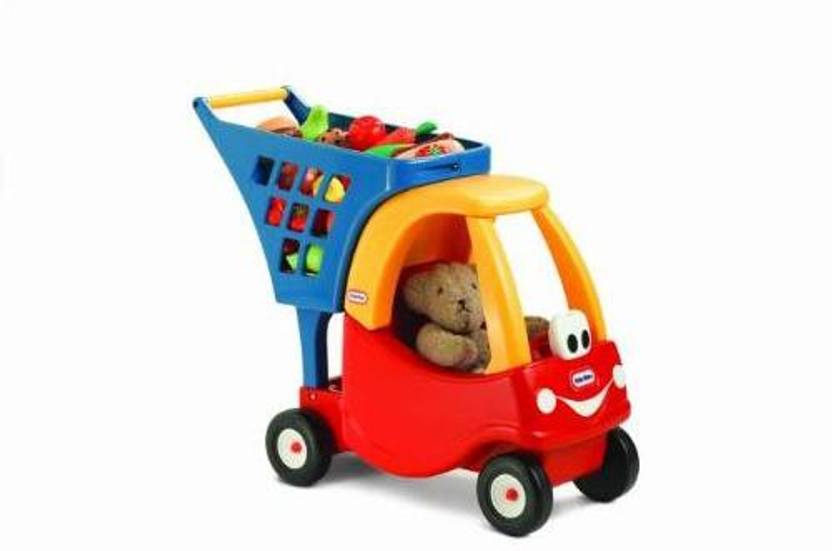 Little Tikes Cozy Shopping Cart Red/Yellow Cozy Shopping Cart Red/Yellow . shop for Little