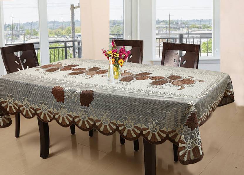 Flavio Interiors Self Design 6 Seater Table Cover Buy Flavio