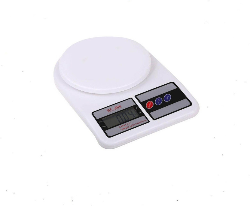 utkrist Electronic kitchen scale Electronic Digital Sf 400 5kg Weighing Scale 10 Kg Weighing Scale(White)