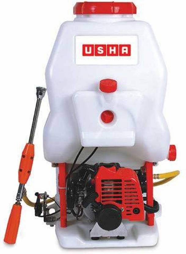 USHA I Garden Sprayer Pump 2 Stroke with Petrol Engine 20 L Tank