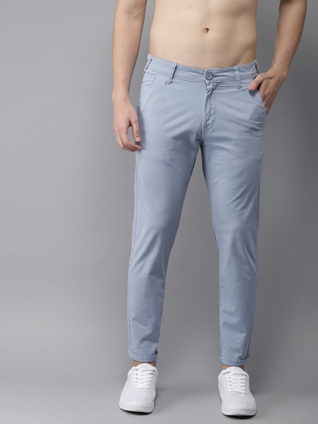 METRONAUT Slim Fit Men Pure Cotton Grey Trousers  Buy METRONAUT Slim Fit  Men Pure Cotton Grey Trousers Online at Best Prices in India  Flipkartcom