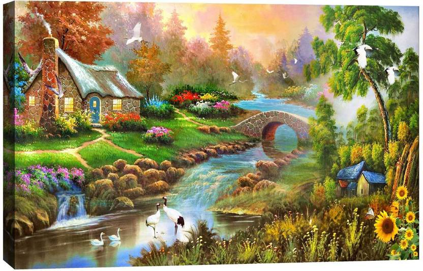 Art Amori Landscape Art The Garden Of Heaven Digital Reprint 20 inch x