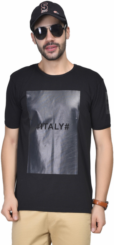 Buy RIG ANTHONY Printed Men Round Neck