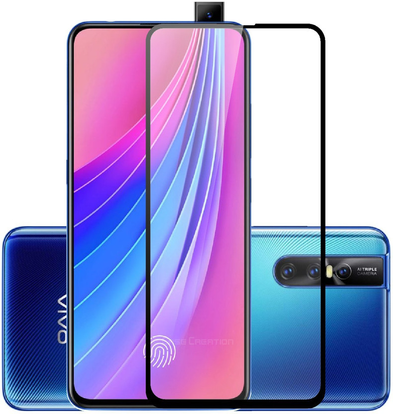 CASE CREATION Tempered Glass Guard for Vivo V20(Pack of 1)