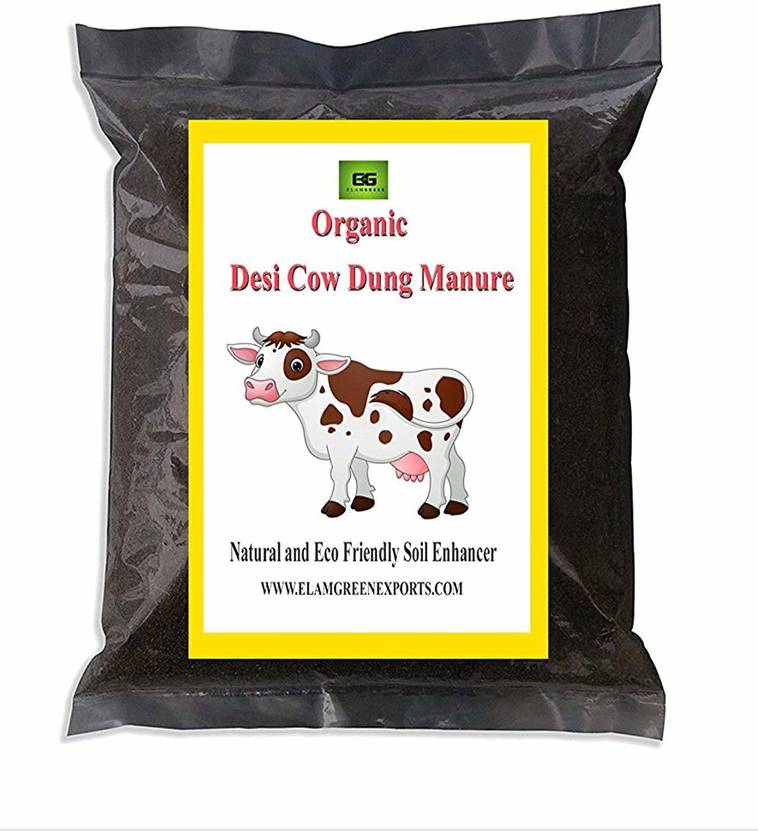 elamgreen Cow dung manure for plants 10kg Fertilizer Price in India
