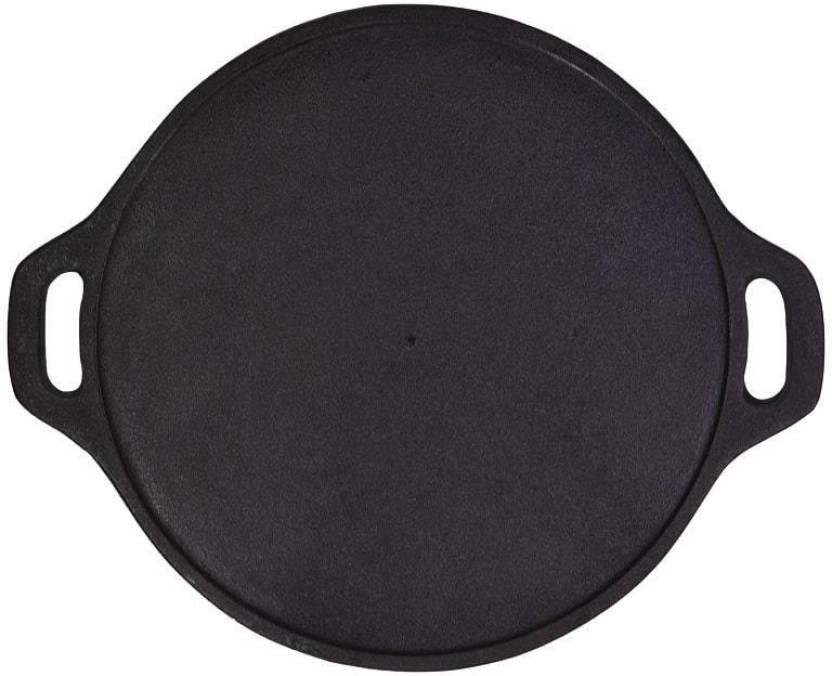 Rock Tawa Dosa Tawa 12 Inch Pre-Seasoned Cast Iron Skillet Tawa 30.5 cm ...