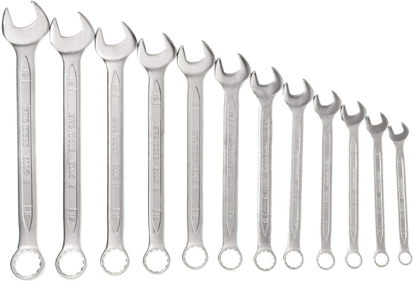 Truestore TS012 SPANNER SET Double Sided Combination Wrench(Pack of 12)