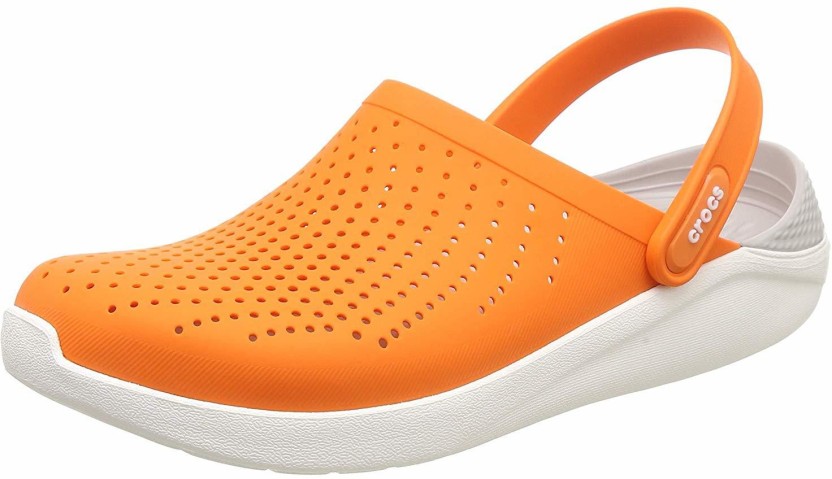 Crocs™ Rubber Classic Sabot U in Orange for Men Mens Shoes Slip-on shoes Slippers 