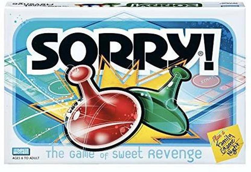 Hasbro Sorry Board Game Game Night Ages 6 and up Party & Fun Games Board Game Sorry Board Game