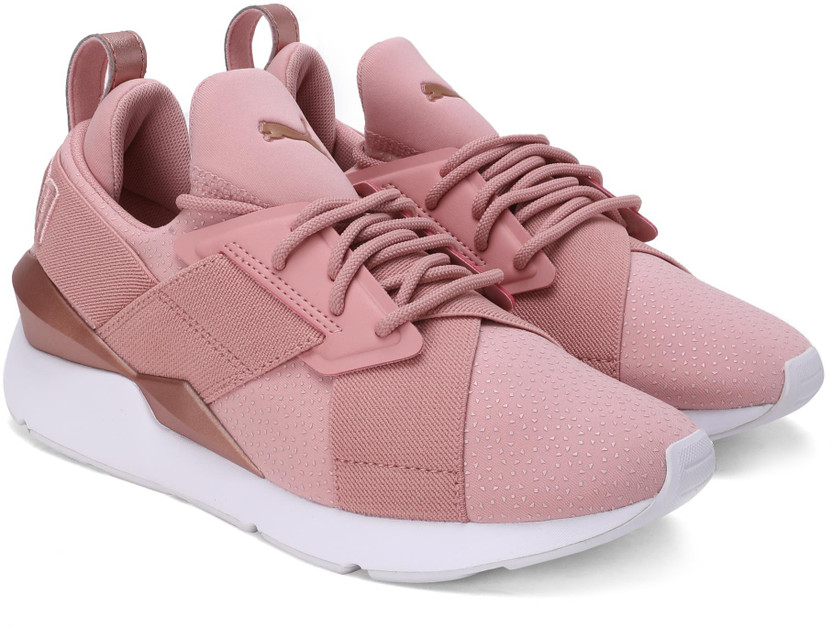 puma muse satin rose gold