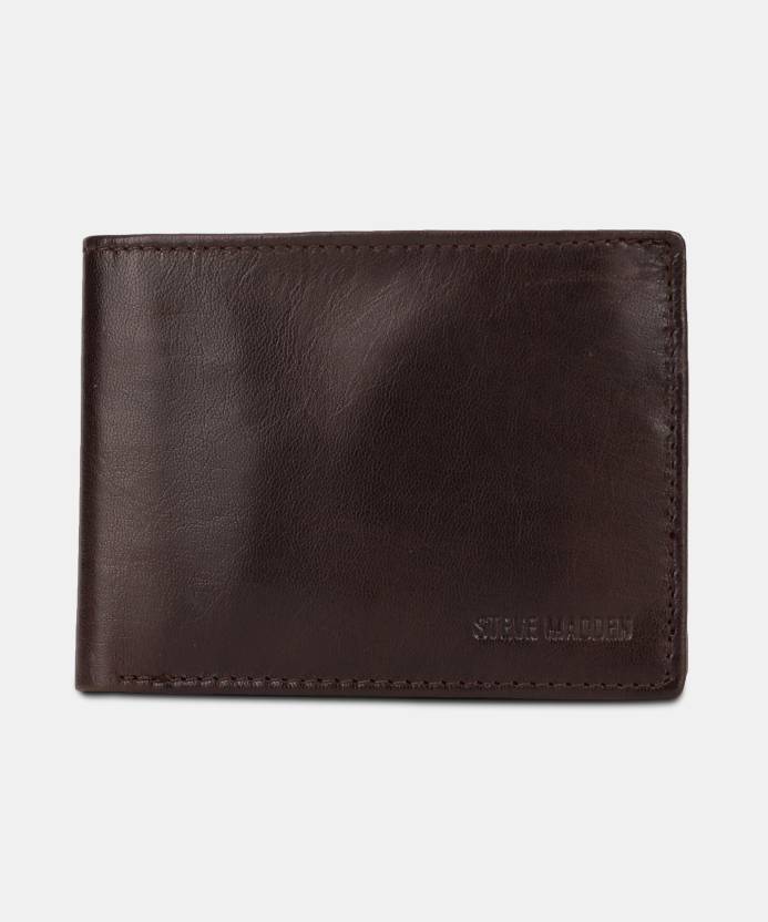 Óptima ingresos Inclinado STEVE MADDEN Men Casual Brown Genuine Leather Wallet BROWN - Price in India  | Flipkart.com