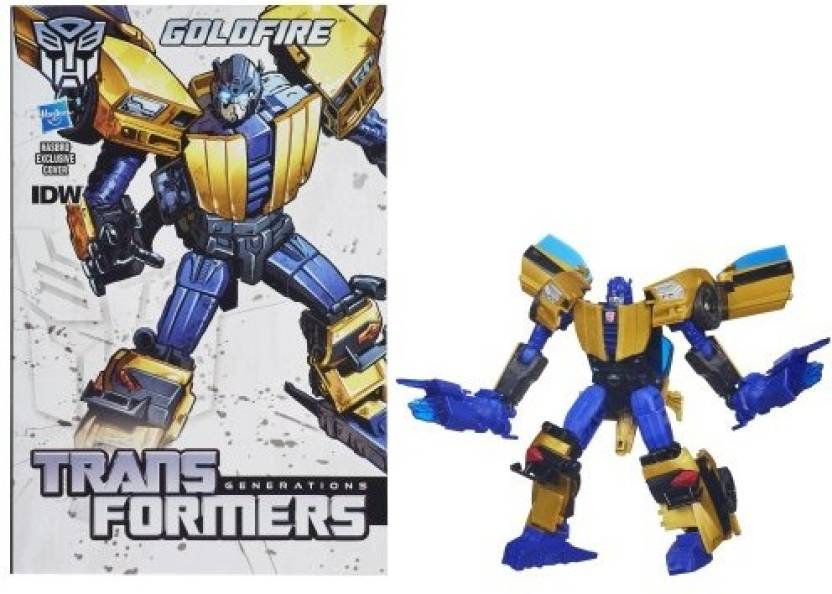 Transformers Generations Deluxe Class Goldfire Figure Generations Deluxe Class Goldfire Figure