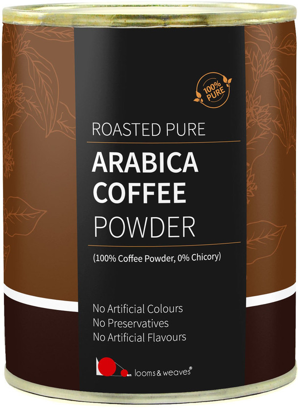 looms & weaves - 100% Premium Arabica Ground Coffee Powder - 100 gm Filter Coffee(100 g)