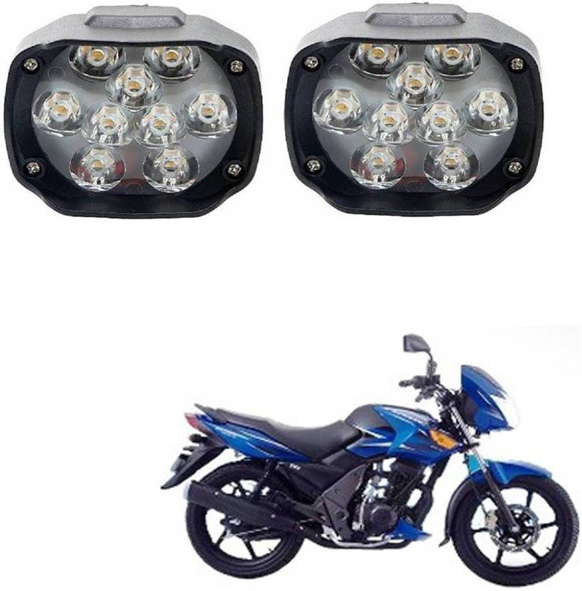 BRPEARl 9 LED Transformer Bumble Bee Style Bike Fog Light Lamp For