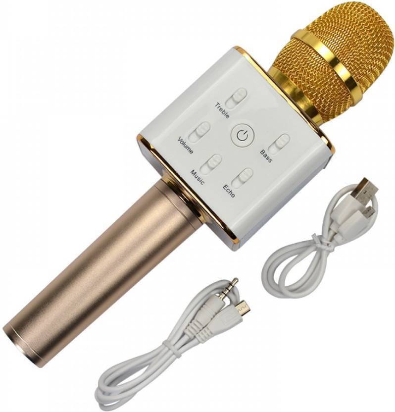 KIRAN ENTERPRISES Q7 With Collar Mic Bluetooth Microphone Recording