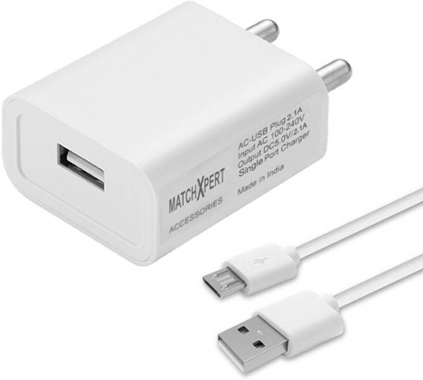 MATCHXPERT 2 A Mobile Smart 2A Fast Charger With Charge Sync USB