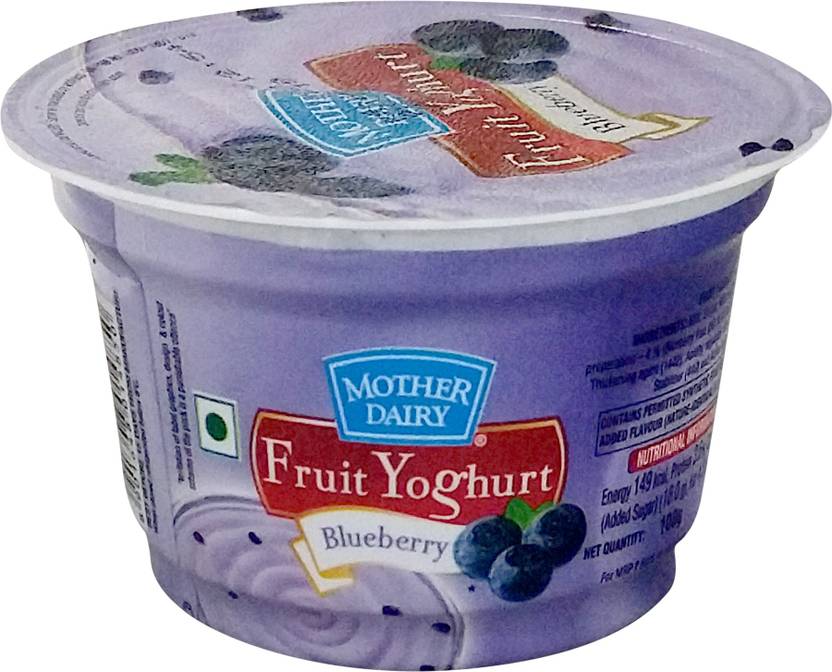 MOTHER DAIRY Blueberry Fruit Yogurt Price in India Buy MOTHER DAIRY