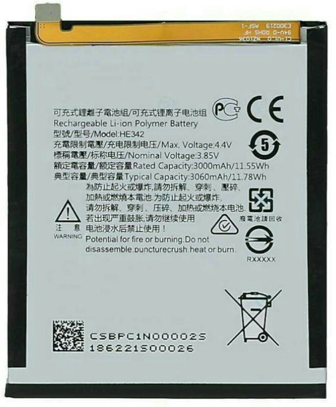 Nokia he342 аккумулятор