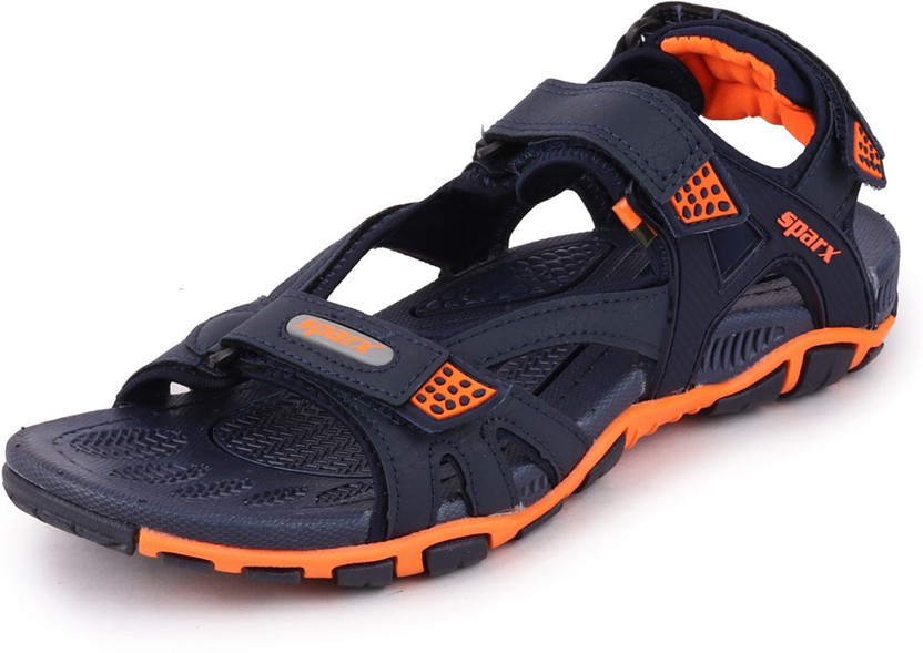 Sparx Men Blue, Orange Sports Sandals 