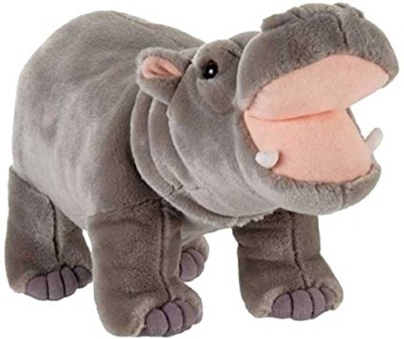 Fiesta Toys Standing Hippo Hippopotamus Plush Stuffed Animal 14 15 cm