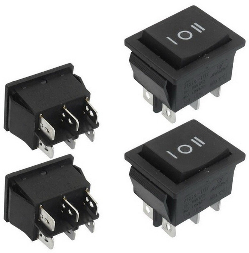 Divyanshi 16 A Three Way Electrical Switch(Pack of 1 Number of Switches - 4)