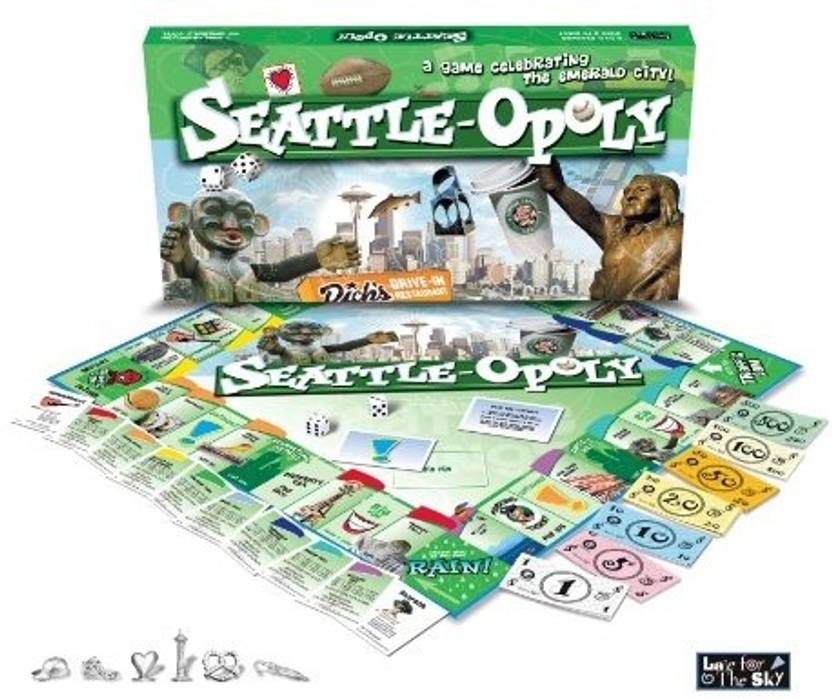 Late for the Sky Seattleopoly Party & Fun Games Board Game